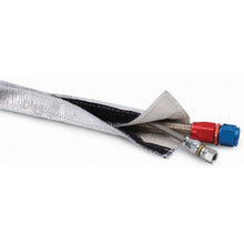 Load image into Gallery viewer, DEI Heat Shroud 1in I.D. x 3ft - Aluminized Sleeving - Hook and Loop Edge DEI10405