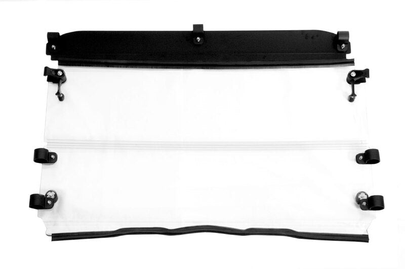 Seizmik 10-14 Polaris 400-570 Ranger Mid-Size - 1.75 in. Versa-Fold Windshield - UV Resistant Poly SZM50-23079KIT