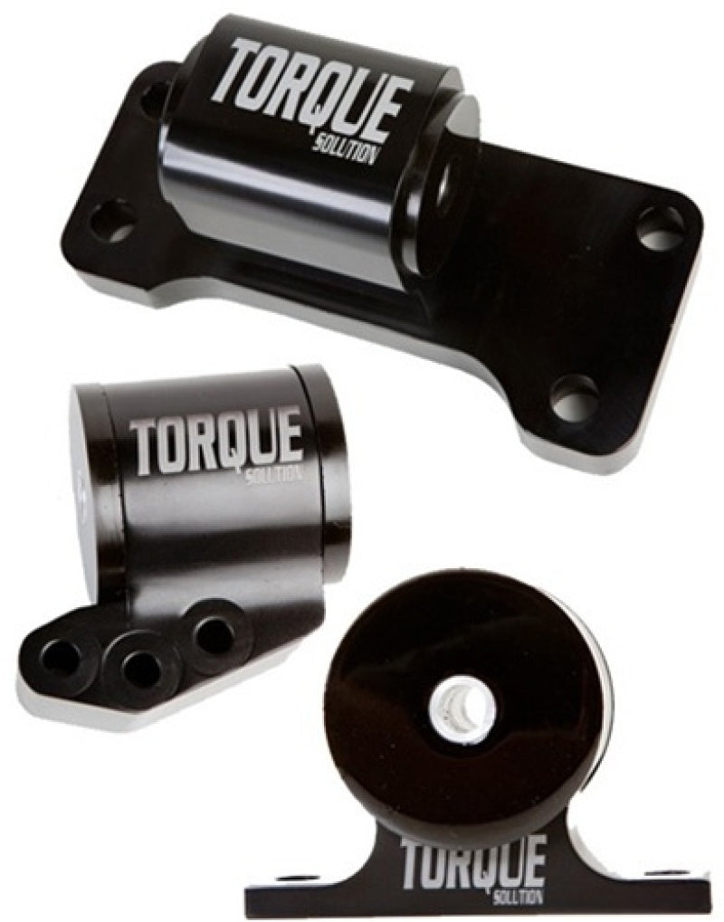 Torque Solution Billet Aluminum 3 piece Engine Mount Kit: Mitsubishi Evolution VII-IX 2001-2006 TQSTS-EV-125