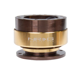 NRG Quick Release Gen 2.0 - Bronze Body / Chrome Gold Ring NRGSRK-200BR-CG