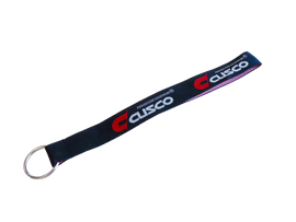 Cusco Keychain with Ring - Black Strap with Cusco Logo CUSCUS KYR BK