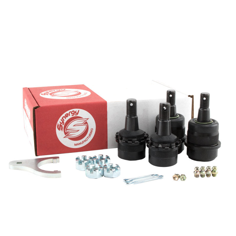 Synergy Jeep JK/WJ HD Non-Knurled Adjustable Ball Joint Kit SYN4127