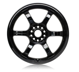 Gram Lights 57DR 18x9.5 +38 5-100 Glossy Black Wheel GLSWGIX38DGX