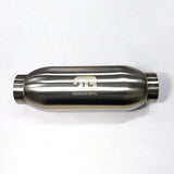 Stainless Bros 4in Body x 12.0in Length 3in Inlet/Outlet Bullet Resonator