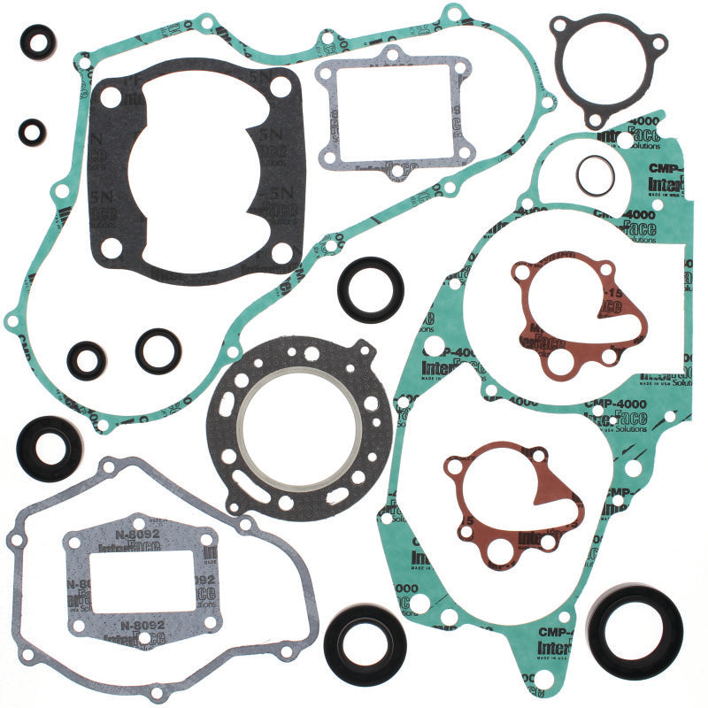 QuadBoss 85-86 Honda ATC250R Complete Gasket Set w/ Oil Seal QBS563997