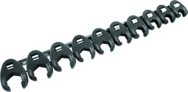 BikeMaster 10-pc 3/8in Drive Metric Flare Crow Foot Wrench Set BKM151530