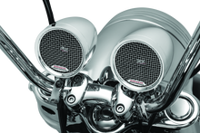 Load image into Gallery viewer, Kuryakyn Road Thunder Speaker Pods Bluetooth Audio Controller Chrome KUR2712