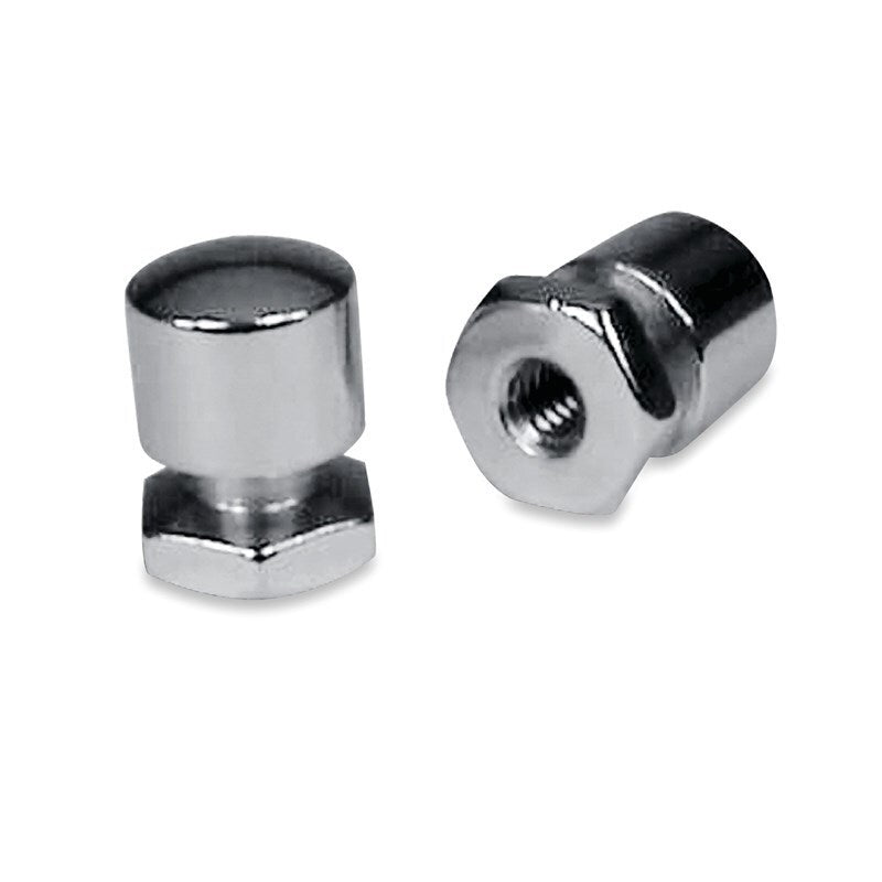Mustang Solo Mounting Nuts (Pair) - Chrome MMP78032