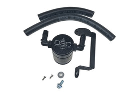 J&L 05-23 Dodge Charger 5.7L Hemi Passenger Side Oil Separator 3.0 - Black Anodized JLT3061P-B