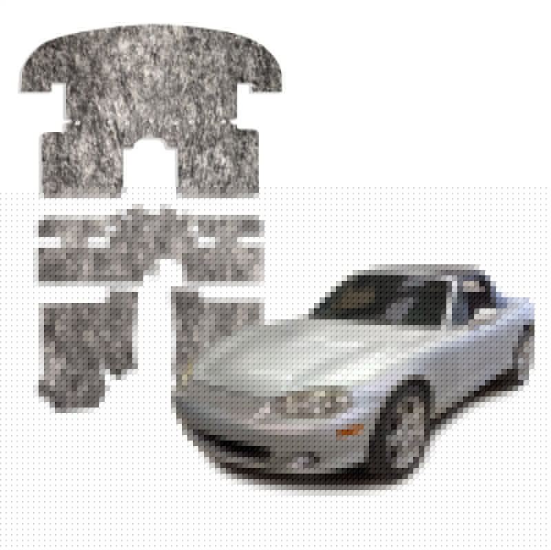 DEI 90-05 Mazda Miata NA & NB Under Carpet Interior Insulation Kit - 1/2in Thick DEI50295