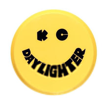 Load image into Gallery viewer, KC HiLiTES 6in. Round Hard Cover for Daylighter/SlimLite/Pro-Sport (Single) - Yellow w/Black Smile KCL5202