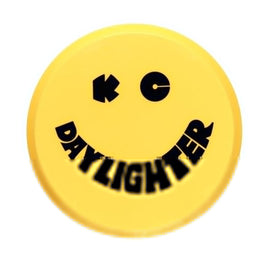 KC HiLiTES 6in. Round Hard Cover for Daylighter/SlimLite/Pro-Sport (Single) - Yellow w/Black Smile KCL5202