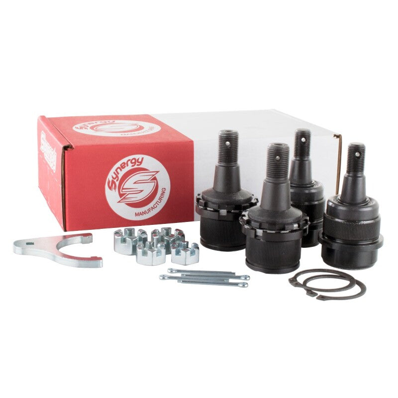 Synergy 03-13 Dodge Ram 1500/2500/3500 HD 4x4 Knurled Adjustable Ball Joint Kit SYN4123KN