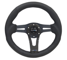 Load image into Gallery viewer, NRG Reinforced Steering Wheel (320mm) w/Carbon Center Spoke NRGRST-002RCF