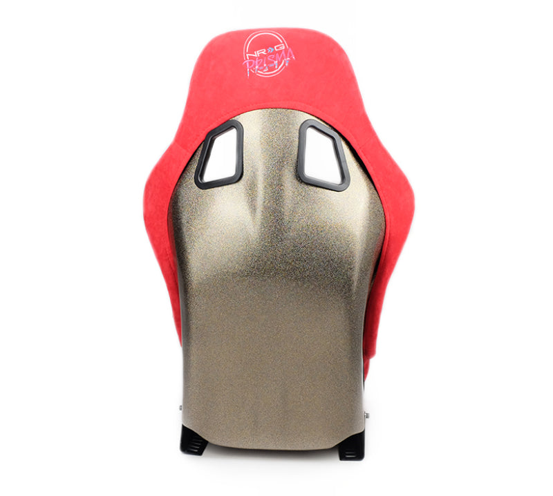 NRG FRP Bucket Seat ULTRA Edition - Medium (Red Alcantara/Pearlized Back) NRGFRP-303RD-ULTRA