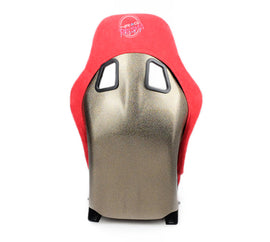 NRG FRP Bucket Seat ULTRA Edition - Medium (Red Alcantara/Pearlized Back) NRGFRP-303RD-ULTRA