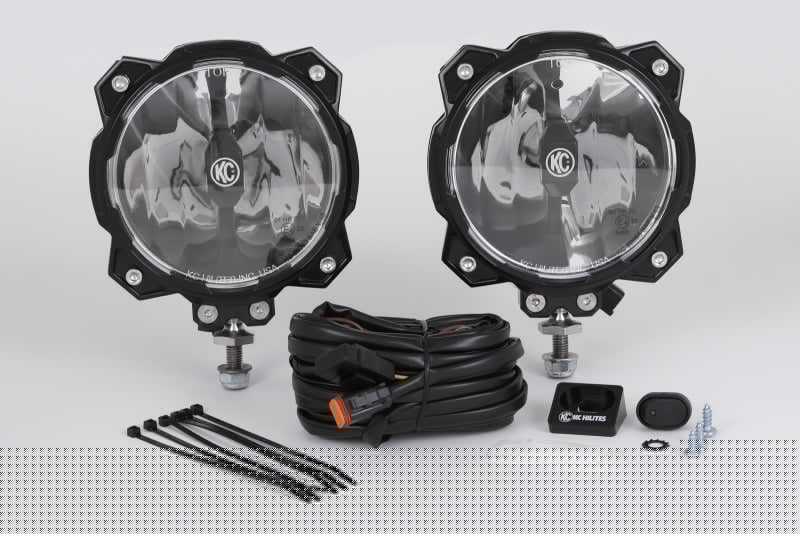 KC HiLiTES 6in. Pro6 Gravity LED Light 20w Single Mount Wide-40 Beam (Pair Pack System) KCL91305