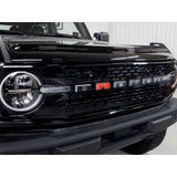 IAG I-Line Grille Black Letters and Red 