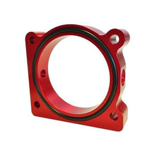 Load image into Gallery viewer, Torque Solution Throttle Body Spacer (Red) Ford F-150 3.5L Ecoboost / 3.7L V6 TQSTS-TBS-028R