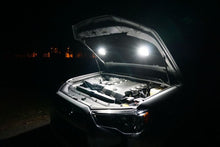 Load image into Gallery viewer, KC HiLiTES Cyclone 2in. LED Universal Under Hood Lighting Kit (Incl. 2 Cyclone Lights/Switch/Wiring) KCL355