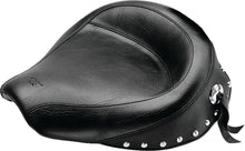 Load image into Gallery viewer, Mustang 58-84 Harley FX/FL Wide Touring Solo Seat w/Studs- Black