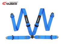 Load image into Gallery viewer, Cusco Universal 4 Point 3in Width Racing Harnesses - Blue CUS00B CRH N4BL