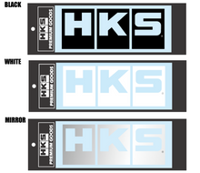 Load image into Gallery viewer, HKS LOGO Sticker W220 WHITE HKS51003-AK153