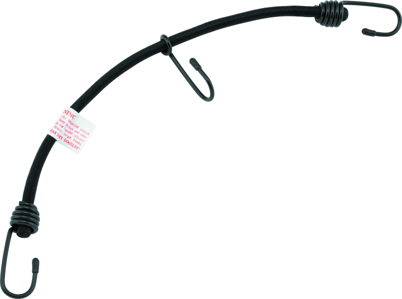 BikeMaster Bungee 18in Heavy Duty 3 Hook Black BKM100138