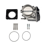 Big Bore 76mm Throttle Body & Adapter for OEM STI/Cosworth/AMS Manifold Black  -  IAG Performance IAG-AFD-2027BK