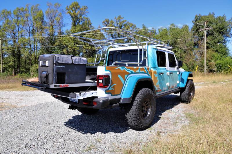 Gladiator BedSlide 1000 Classic 57x43 Inch Black For 20-Pres Gladiator 5 Foot Bed