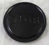 DUB GLOSS BLACK FLAT CAP-RAISED DUB - DUB 1003-05-04GB-L