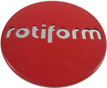 Load image into Gallery viewer, ROTIFORM 2.36"SNAPIN CAP-RED W/CHR LOGO