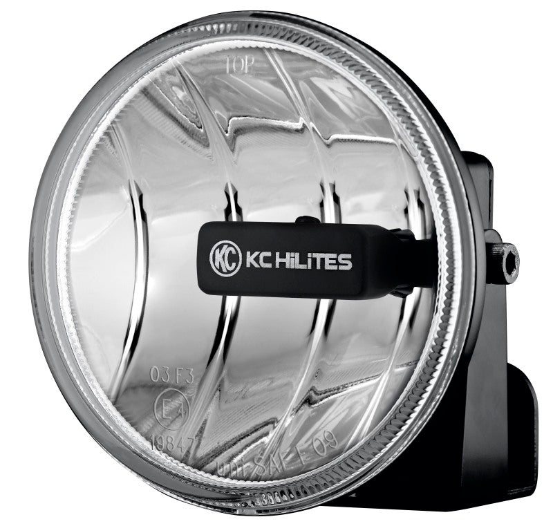 KC HiLiTES 4in. Gravity G4 LED Light 10w SAE/ECE Clear Fog Beam (Single) KCL1493