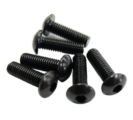 NRG Steering Wheel Screw Upgrade Kit (Flat) - Black NRGSWS-100BK