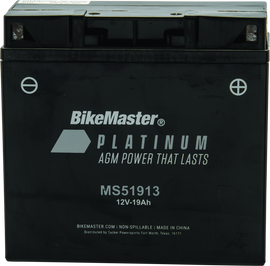 BikeMaster AGM Battery - MS51913 BKM780754
