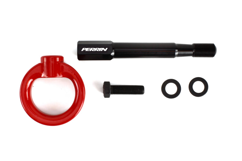 PERRIN 18-21 Subaru WRX & STI / 13-25 BRZ / 17-20 Toyota 86 Tow Hook Kit (Front) - Red PERPSP-BDY-235RD