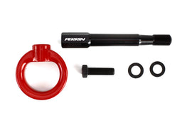 PERRIN 08-14 Subaru WRX/STI (Hatchback) Tow Hook Kit (Rear) - Red PERPSP-BDY-250RD