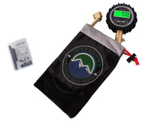 Load image into Gallery viewer, Digital Tire Gauge with Valve Kit &amp; Storage Bag Up Down Air