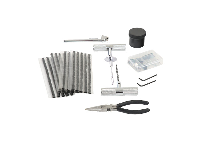 Tire Repair Kit 53 Piece Kit With Black Storage Box Up Down Air