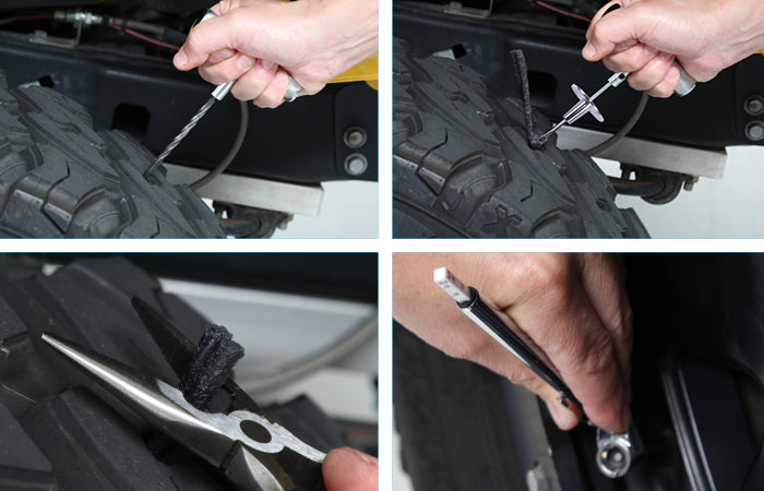 Tire Repair Kit 53 Piece Kit With Black Storage Box Up Down Air