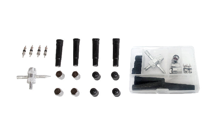 Tire Repair Kit 53 Piece Kit With Black Storage Box Up Down Air