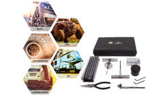 Load image into Gallery viewer, Tire Repair Kit 53 Piece Kit With Black Storage Box Up Down Air