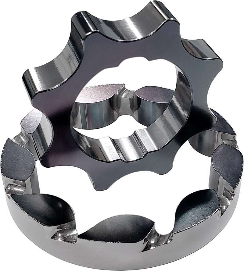 Boundary 2011+ Ford Coyote Mustang/GT350 Billet Black Oil Pump Gear - Vane Ported MartenWear Treated BOUCM-OPG-MUSTANG-VM