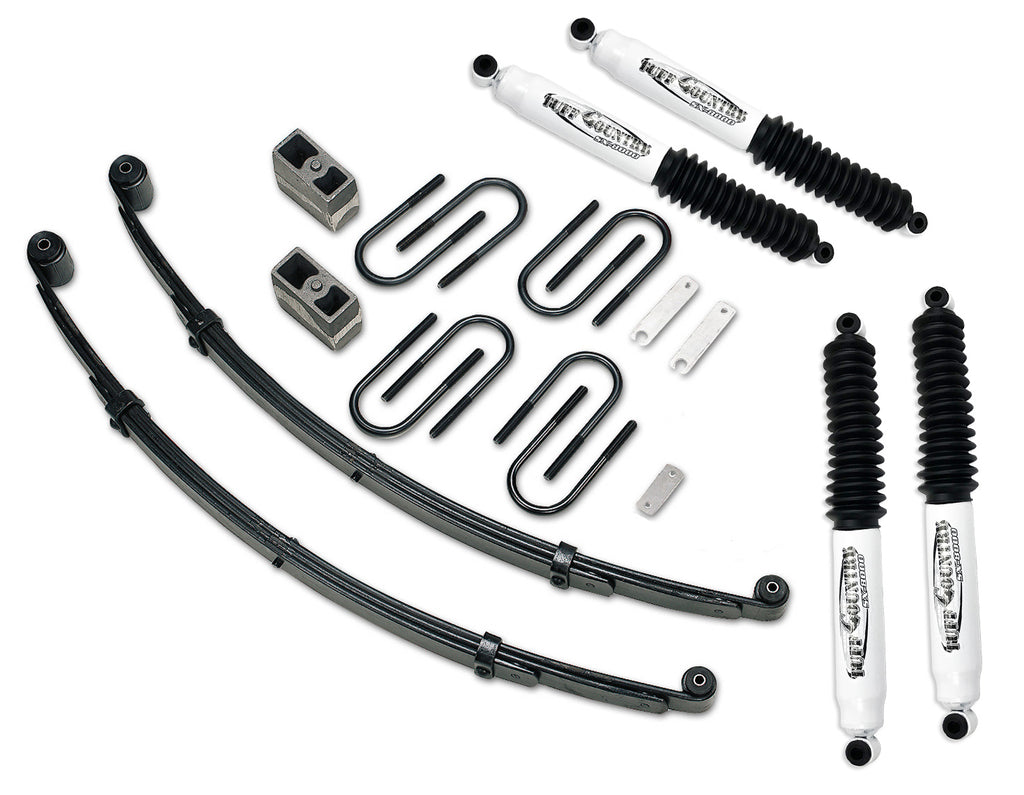 2 Inch Lift Kit 73-87 Chevy Truck/GMC Truck/Suburban/3/4 Ton 4WD EZ-Ride w/ SX8000 Shocks Tuff Country