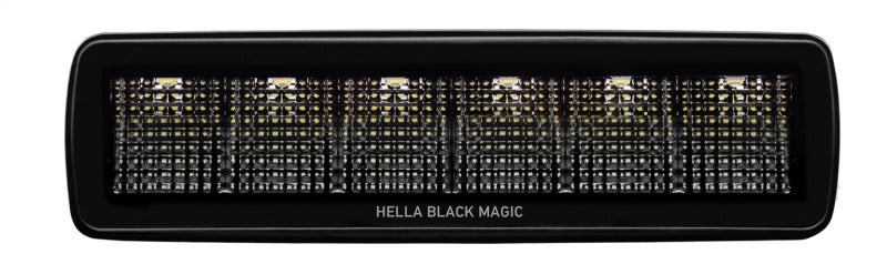 Hella Universal Black Magic 6 L.E.D. Mini Light Bar - Flood Beam HELLA358176201