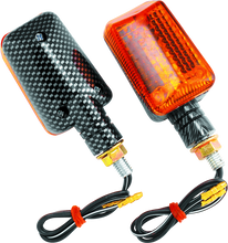 Load image into Gallery viewer, BikeMaster Universal Ministalk Marker Light - Carbon/Amber BKM268039