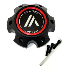 ASA OFR CAP 6X5.5 H42 - SATIN BLACK - Asanti 130L1456SB-H42 GKTN_130L1456SB-H42