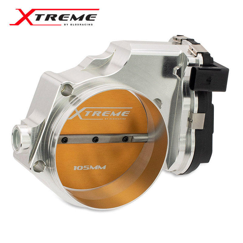 BLOX Racing 2015+ Dodge Hellcat / Jeep Trackhawk 6.2L 105mm Electronic Billet Throttle Body - Silver BLOBXIM-00255-SI