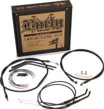 Load image into Gallery viewer, Burly Brand Control Kit 12in T-Bar - Black BURB30-1147