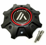 AB811 CAP MOST PCD H38 - SATIN BLACK  -  Asanti 135L215SB-H38